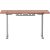 Регулируемый по высоте стол Up Up Bjorn Gray, Table top L Dark Walnut