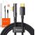 McDodo CA-3390 36W 1.2m USB-C to Lightning angle cable (black)