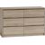 Top E Shop Topeshop K120 SONOMA 2X3 chest of drawers