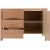 Skapja dēlis GARDENIA 108x43xH80,5cm, ozols