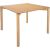 Dining table GARDENIA 90x90xH75cm, oak