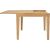 Dining table BOWEN 90+90x90xH76cm, oak