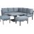 Garden furniture set RIO 4-parts, greyish beige