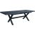 Table COLUMBUS 183/243x100xH76, dark grey
