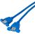 Adapteris ar kabeli Akyga AK-CA-62 2x USB A 3.0 A (f) | USB 19 pin (f) 65cm