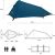 Telts NC2502 TENT ULTRA LIGHT SKYAIR 2 BLUE NILS CAMP