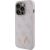 Guess PU Leather 4G Triangle Strass Case Aizsargapvalks Priekš iPhone 15 Pro