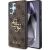 Guess HC 4G PU Big Logo Case Aizsargapvalks priekš Samsung Galaxy S25 Ultra