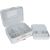 Juvelierizstrādājumu kastīte SEZANE TRAVEL 23,5x18,5x9cm, balta