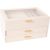 Jewelry box SEZANE 26,5x18xH13,5cm, white