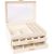 Jewelry box SEZANE 26,5x18xH13,5cm, white