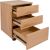 Drawer box GEORGIA 40x40xH62cm, oak