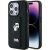 Karl Lagerfeld KLHCP13LGSAKCPK iPhone 13 Pro  черный жесткий чехол Gripstand Saffiano Karl&Choupette Булавки