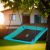 Šūpoles NB5043  TURQUOISE SAUCER SWING NILS