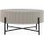 Coffee table ASHER D80xH40cm, grey