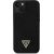 Guess Rhinestones Triangle Metal Logo Case priekš iPhone 15 Plus Melns