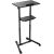 Stiprinājums Gembird Mobile Lecture Desk with Caster Wheels Black