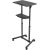 Stiprinājums Gembird Mobile Lecture Desk with Caster Wheels Black