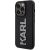 Karl Lagerfeld KLHCP15L3DMBKCK Чехол для Apple iPhone 15 Pro