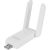 Fusion divjoslu bezvadu Wi-Fi adapteris (2,4 GHz | 5 GHz| USB 2.0, bezvadu, 600 Mbps, IEEE 802.11b|g|n|a|ac) balts