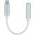 Setty adapteris Lightning - audio ligzda 3,5 mm balts