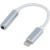 Setty adapteris Lightning - audio ligzda 3,5 mm balts