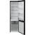 SHARP SJ-FBA05DMXBE-EU ledusskapis ar saldētavu apakšā 180cm Melns