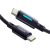 Baseus Lit Fast Charging USB-C uz USB-C 100W / vadība ar pogām / Kabelis 1m