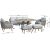Garden furniture set MALISE 6-parts, beige