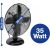 Pedestal fan Proficare, black steel