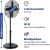 Pedestal fan Proficare, black steel