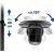 Pedestal fan Proficare, black steel
