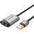 External USB Sound Card Vention CDKHB, TRS 3.5mm, 0.15m (gray)