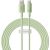 Fast Charging cable Baseus USB to USB-C Habitat Series 2m 100W (green)