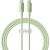 Fast Charging cable Baseus USB-C to USB-C Habitat Series 1m 100W (green)