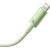 Fast Charging cable Baseus USB-C to USB-C Habitat Series 1m 100W (green)