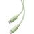 Fast Charging cable Baseus USB-C to USB-C Habitat Series 2m 100W (green)