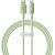 Fast Charging cable Baseus USB to USB-C Habitat Series 1m 100W (green)