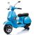 Lean Cars Vespa Scooter Electric Ride On Motorcycle - Blue