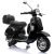 Lean Cars Vespa Scooter Electric Ride On Motorcycle - Black