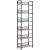 Plaukts HECTOR 60x28xH187cm, osis/melns