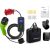 Qoltec Mobile EV Car Charger Adjustable 2in1 Type2 | 11kW | CEE 5 PIN | Wi-fi| LCD | 3 phases | Portable | Wallbox | 5m