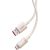 Fast Charging cable Baseus USB to USB-C Habitat Series 1m 100W (pink)