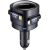 Baseus Enjoyment Max car charger with USB-C+Lightning cables 60W Black