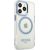 Guess GUHMP13LHTRMB iPhone 13 Pro | 13 6,1" niebieski|blue hard case Metal Outline Magsafe