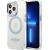 Guess GUHMP13XHTRMB iPhone 13 Pro Max 6,7" niebieski|blue hard case Metal Outline Magsafe