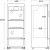 Scandomestic DC200BD Vitrīna 133cm Melna