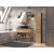 Top E Shop Topeshop NEL II ANT/ART bathroom storage cabinet Graphite, Oak