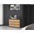 Top E Shop Topeshop M6 120 ANTRACYT/ART chest of drawers