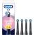 Braun iO RB SBF-4 Oral-B GentleCare zobu birstes uzgaļi, melni, 4gab